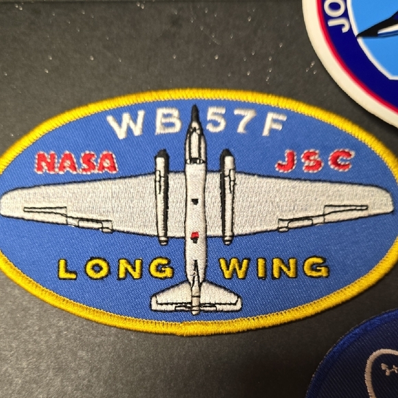 NASA Embroidered Patch Set Of 5 And One Sticker - Blue and Red - Picture 5 of 7